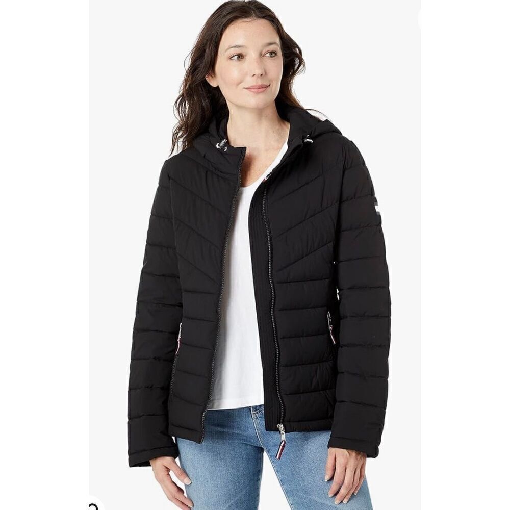Tommy Hilfiger Women'shooded Packable Jacket
